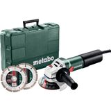 Metabo WQ 1100-125 Set - Haakse slijper