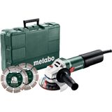 Metabo WQ 1100-125 Set - Haakse slijper