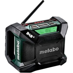 Metabo R 12-18 DAB+ BT 12V / 18V Li-Ion Accu bouwradio met DAB+ en Bluetooth - werkt op netstroom & accu