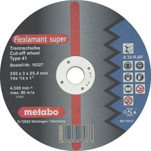Metabo 616338000 Flexiamant Super Doorslijpschijf - 350 X 3 X 25,4mm (1st)