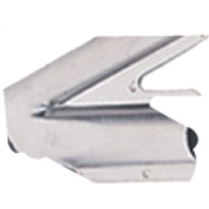 2 stks Laspistool Nozzle, 120 Graden Rvs Hot Air Plastic Lasmondstuk, lasmondstuk voor PP PVC plastic plaat lassen