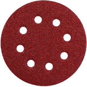 Metabo - 25 Haftschleifblätter, 125 mm, Sortiment, Holz+Metall, Serie 'professional', für Exzenterschleifer, Normalkorund 25 Stk