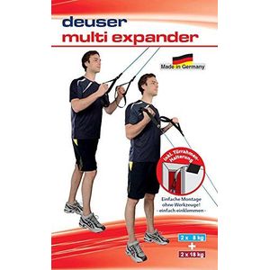 Deuser Fitness Multi-Expander, blauw/rood, één maat