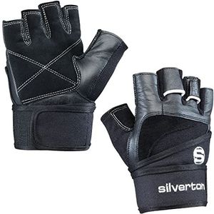 Silverton Heren Fitness Handschoenen Fitness Handschoenen Zwart XL