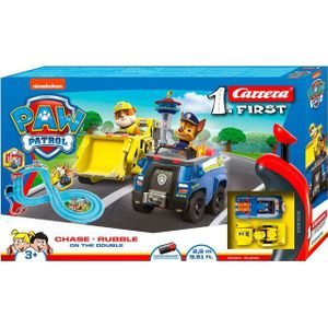 Carrera FIRST PAW Patrol - On the Double - Chase vs. Rubble - Racebaan 2,9m Racebaan
