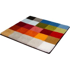 Kleine Wolke Cubetto Badmat, polyacryl, meerkleurig, 60 x 60 cm