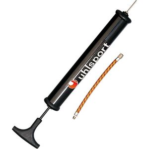 UHLSPORT, balpomp, voetballen, 100% PP materiaal, onderhoudsvriendelijk, unisex volwassene, zwart/wit, 15cm