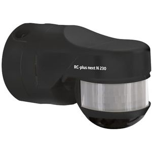 Bewegingsmelder RC-Plus Next N 230 met 230° detectiebereik en inbraakbeveiliging, bijgewerkte versie (zwart)