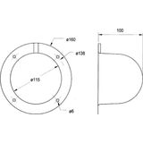 Visaton luidsprekers Luidspreker  afdekkap