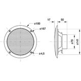 Visaton Full-Range Luidspreker 16 cm - Zoutwaterbestendig