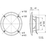 Visaton luidsprekers Full-range luidspreker zoutwaterbestendig 10 cm