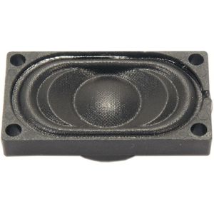 Visaton K 14.25 - 8 Ohm 1 inch 2.5 cm Mini-luidspreker 1 W 8 Ω Ovaal, Kunststof membraan