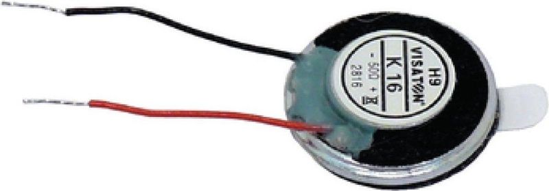 Visaton luidsprekers Miniatuur luidspreker 16 mm 50 Ohm