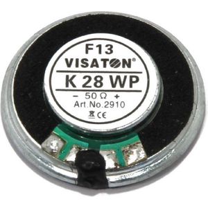 Visaton - Miniluidspreker - Waterdicht - Zwart - 50 Ohm - 1W