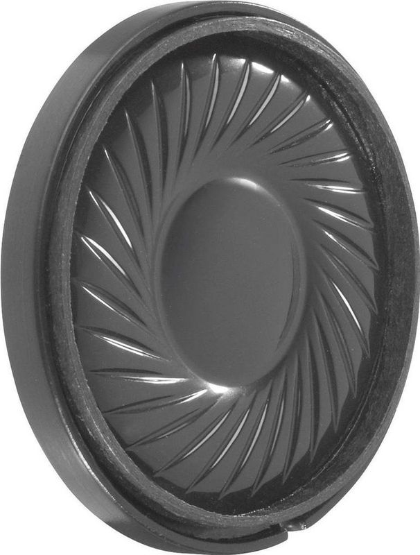 Visaton K 36 WP - 8 Ohm 1.4 inch 3.6 cm Mini-luidspreker 1 W 8 Ω Zwart Kunststof membraan, Vochtbestendig