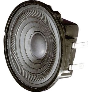 Visaton K 50 WP - 50 Ohm 2 inch 5 cm Mini-luidspreker 2 W 50 Ω Zwart Kunststof membraan, Vochtbestendig, UV-bestendig