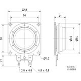 Visaton VS-EX60S Inbouw Speaker