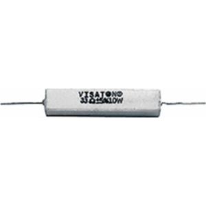 Visaton - Keramische Weerstand - 2,2 Ohm - 10 W - Luidsprekeronderdelen - Wit