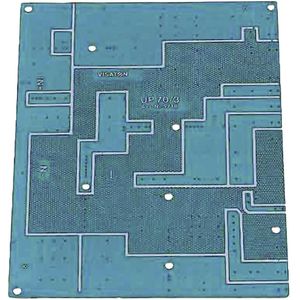 Visaton UP 70/3, universele printplaat, Luidsprekeronderdelen, Turkoois