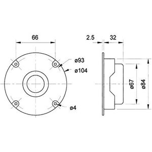 Visaton SC10N - tweeter