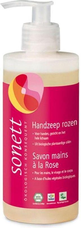 Sonett - Handzeep - Rozen - 30ml - Biologisch Afbreekbaar