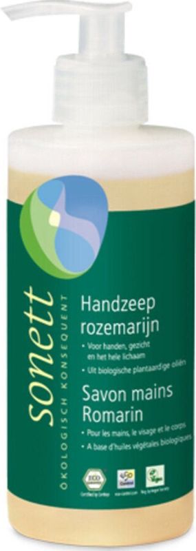 Sonett - Handzeep - Rozemarijn - 300 ml - Biologisch