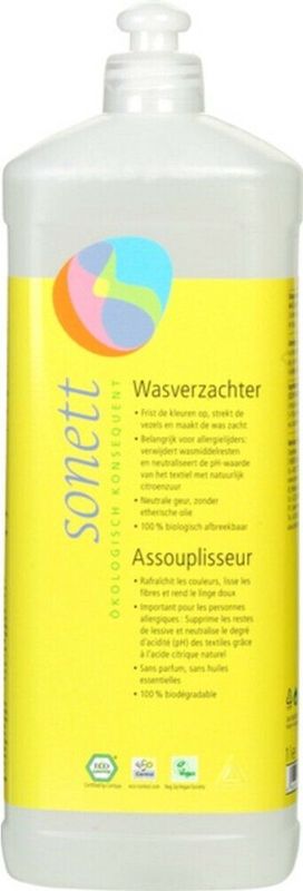 Sonett - Wasverzachter - 1 Liter - Natuurlijke Ingrediënten