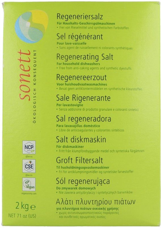 Sonett Regeneerzout Vaatwasser 2 kg