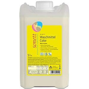 Sonett Wasmiddel Color Mint & Lemon, 5 liter