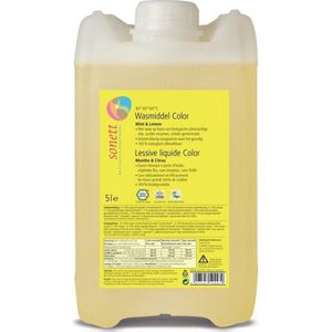 Sonett - Vloeibaar Wasmiddel Color - 5L - Ecologisch - Geschikt voor Katoen en Linnen