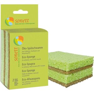 Sonett Afwasspons Biologisch 2 stuks