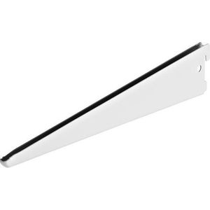 Drager voor wandrail dubbel, wit gelakt 470 mm