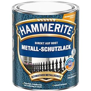 HAMMERITE METALEN BESCHERMING LAK HAMERSLAG ZWART 250ML