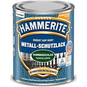 Hammerite 5087619 Metalen beschermende lak hamerslag 2,500 l 2,5 Liter donkergroen