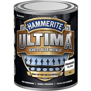 5379756 Hammerite ULTIMA metaalbescherming lak roest 750ml mat verkeerswit RAL 9016