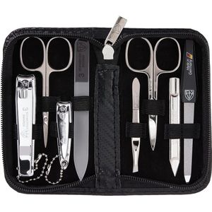 Drei Schwerter - Roma - Manicureset - Koolstofzwart - 8 Stuks