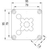 Wiska - COMBI 407 - Universele Kabeldoos - Wit - Kunststof - IP66/67
