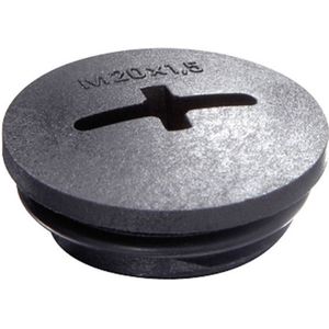 Wiska EVSG-ORD M25 RAL 9005 Blindstop M25 Polyamide Zwart (RAL 9005) 1 stuk(s)