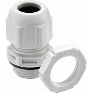 Wiska 10066527 Wartel M25 Polyamide Grijs-wit (RAL 7035) 50 stuk(s)