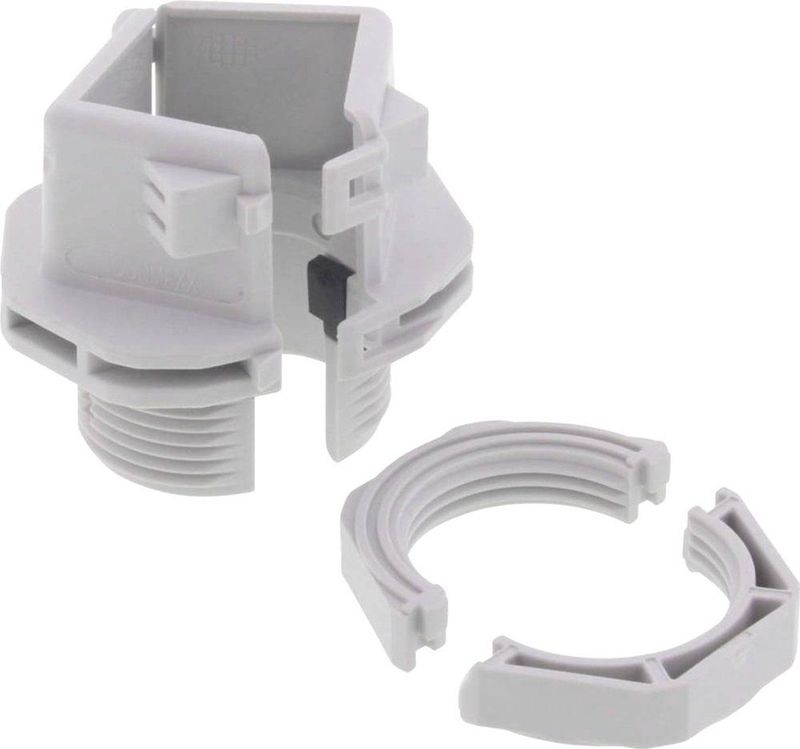 Wiska 10108664 Wartel M25 Polyamide Grijs-wit (RAL 7035) 1 stuk(s)