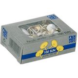 #!Punaises Alco Sun 9,5mm - messing plastic wit doos 100 s