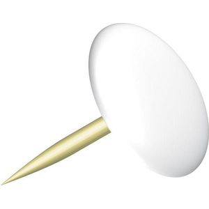 Rei&#223;n&#228;gel Sun 9,5mm kunststoff&#252;berzogen VE=100 St&#252;ck wei&#223;