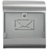 Alco - AL-8608 - Brievenbus - Zilver - 360x400x110mm