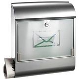 Alco - AL-8608 - Brievenbus - Zilver - 360x400x110mm