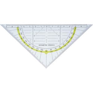 Alco Geodriehoek Flexibel 16 Cm Transparant