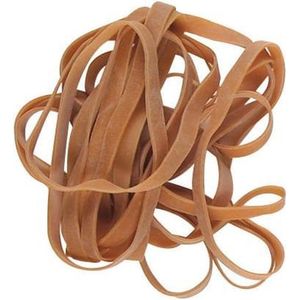Elastieken Alco 100x5mm 500 gram in doos natuur