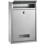 Alco - Brievenbus - RVS - Zilver - Gelakt - Met Zichtvenster