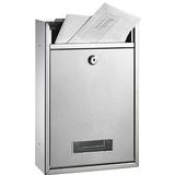 Alco - Brievenbus - RVS - Zilver - Gelakt - Met Zichtvenster