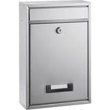 Alco - Brievenbus - RVS - Zilver - Gelakt - Met Zichtvenster