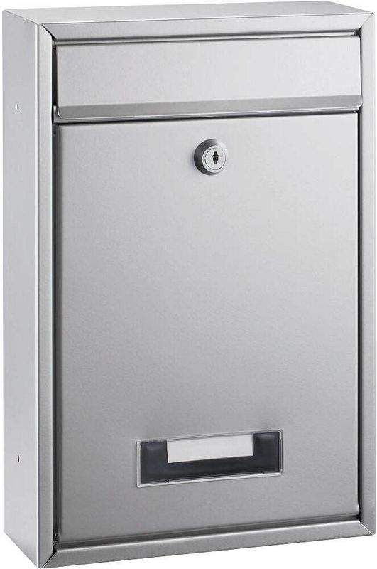 Alco - Brievenbus - RVS - Zilver - Gelakt - Met Zichtvenster